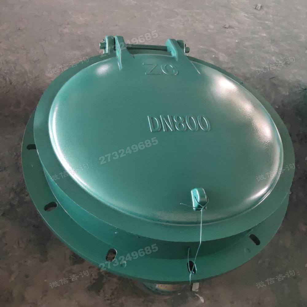 南票DN800绿色玻璃钢拍门