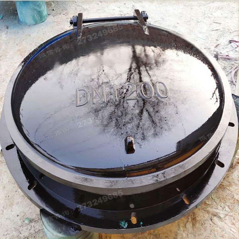 滑县黑色DN1200玻璃钢拍门