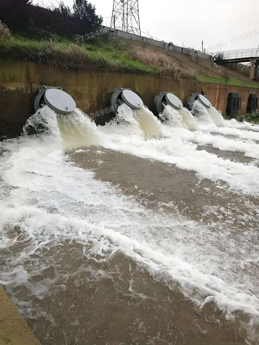 河岸排水钢制拍门