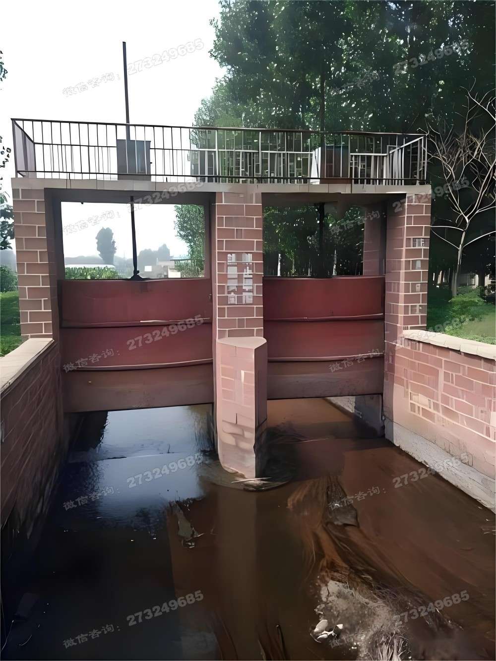 抚州双孔农田灌溉渠道闸门