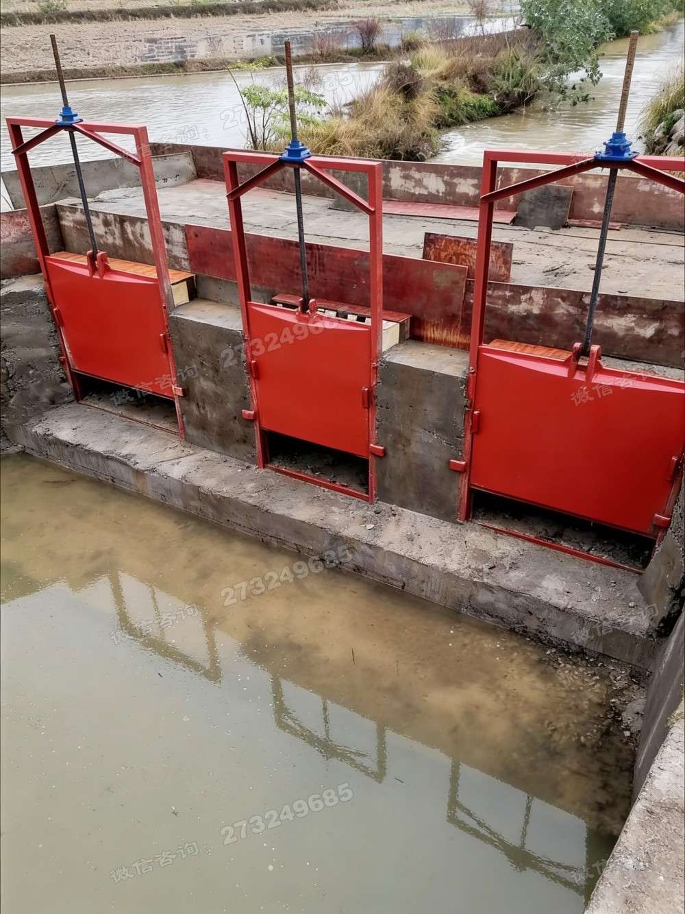 海门河道控水铸铁闸门