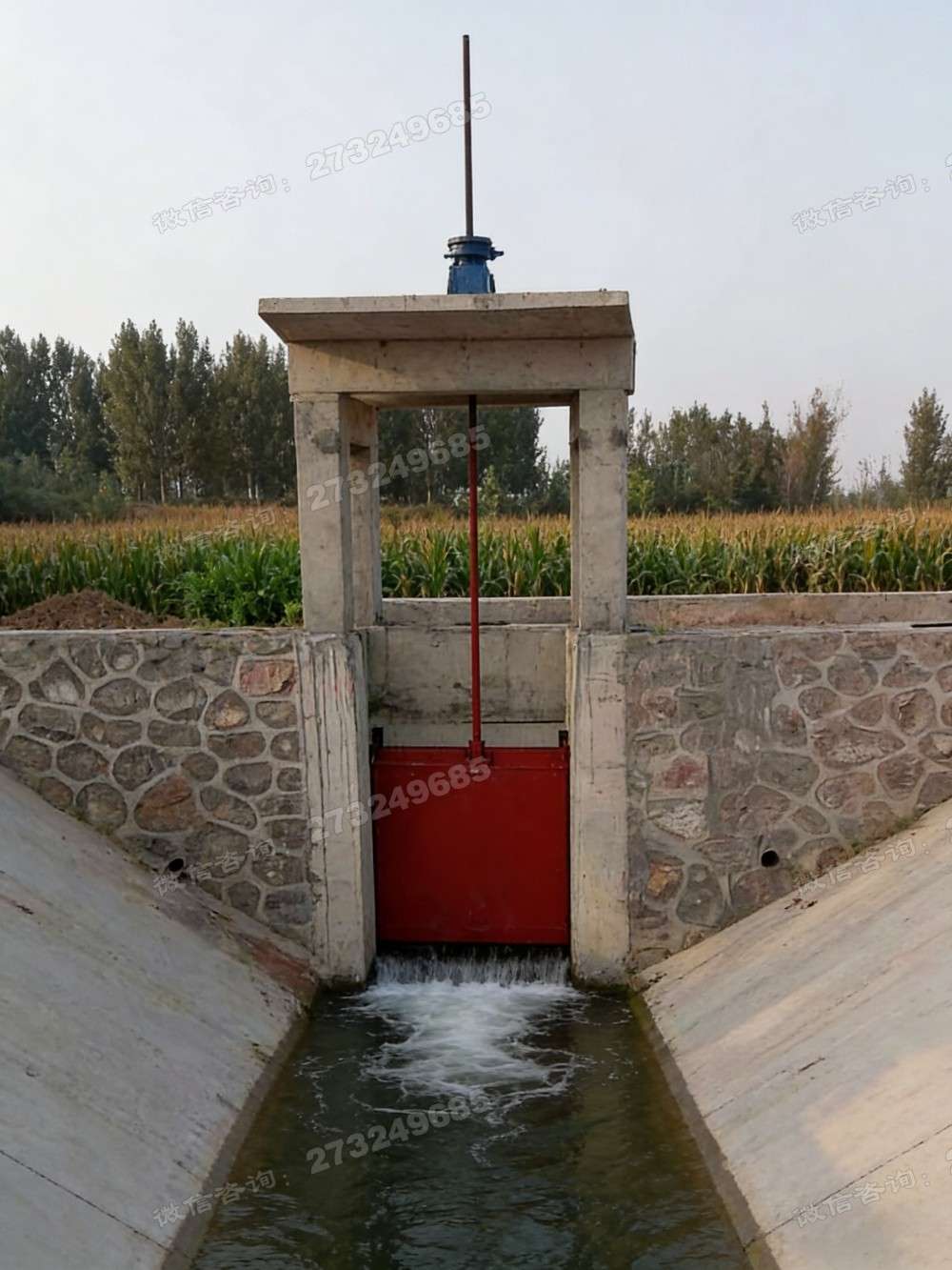邗江玉米地铸铁闸门