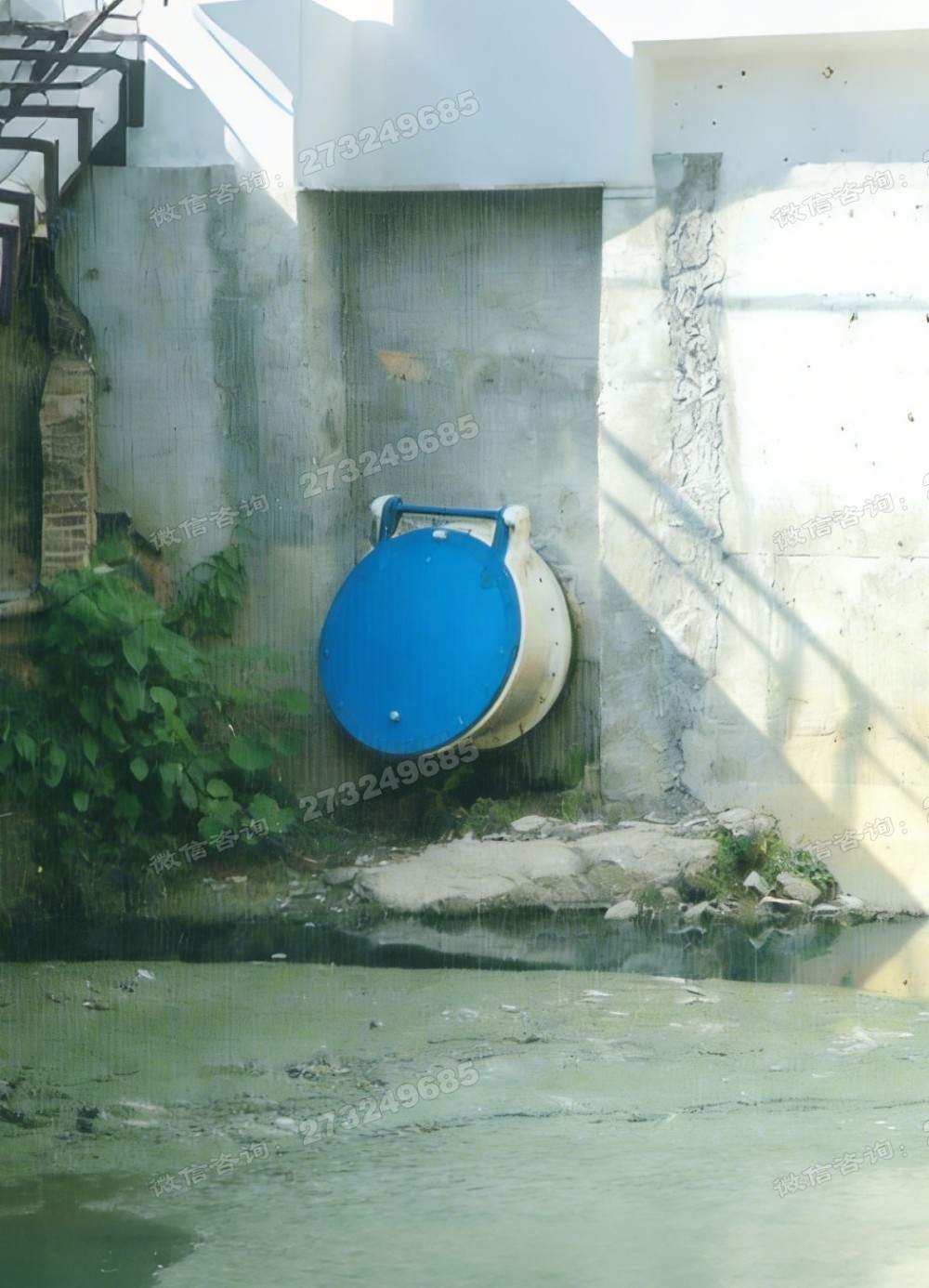 霍山县河道铸铁拍门
