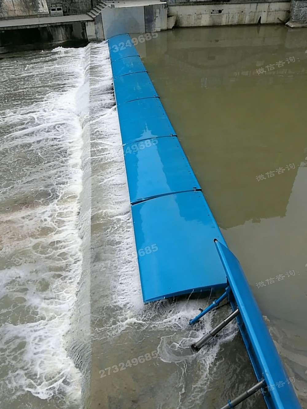 城区泄洪式液压钢坝