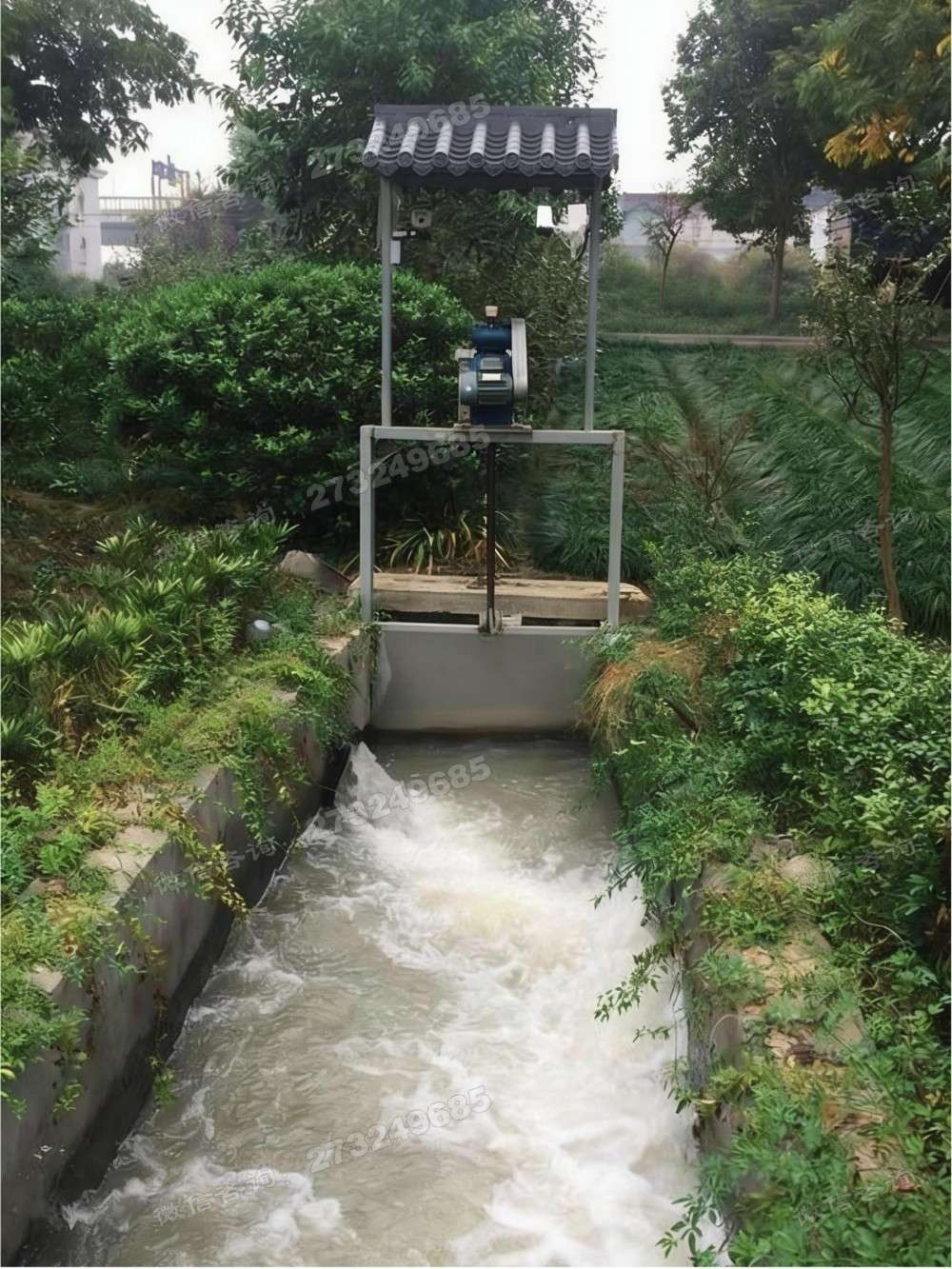大洼县带防雨棚电动闸门