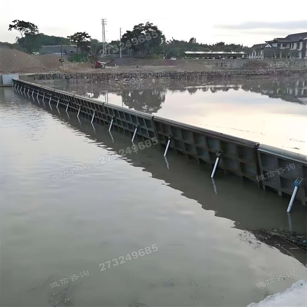 小河水位调节液压钢坝