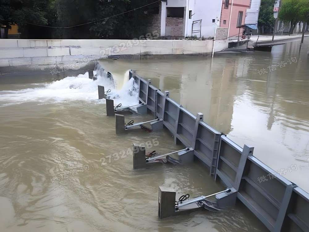 上杭县城镇河道液压钢坝