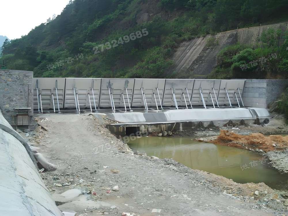 普宁山区河道液压钢坝
