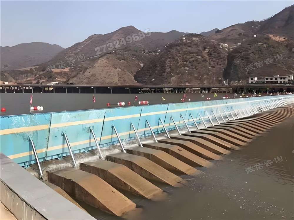 瓦房店山地河道液压钢坝