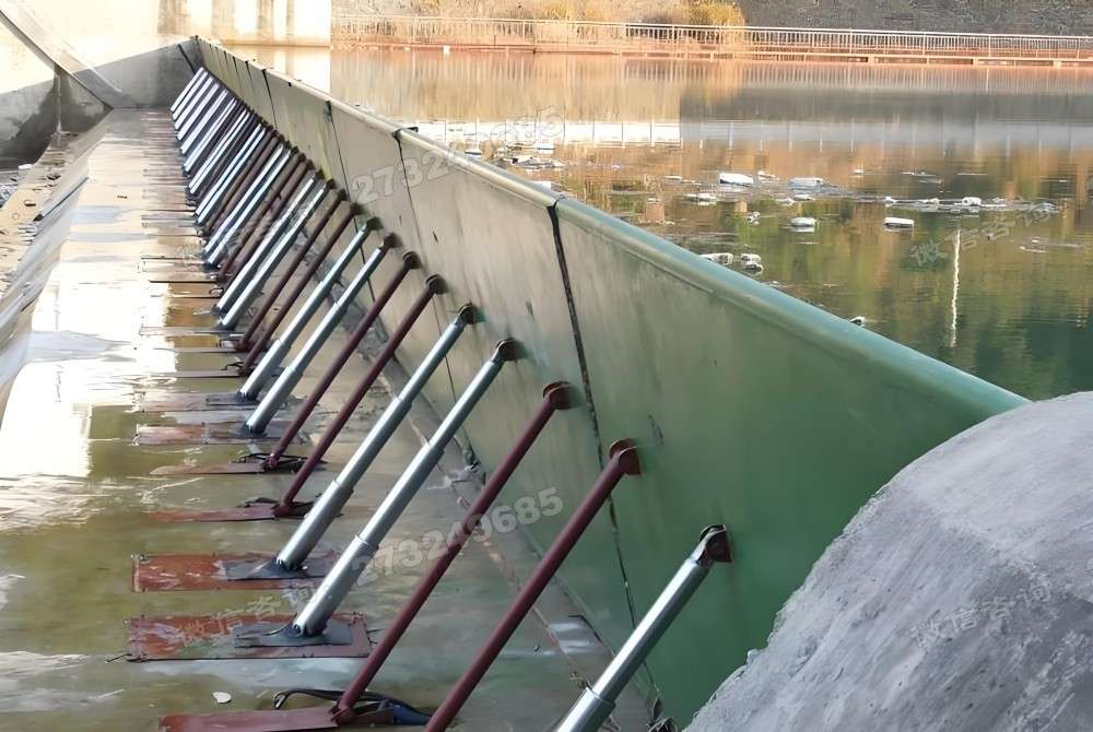 颍泉河湾液压钢坝